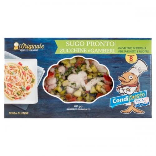 Esca Condipresto Sugo Pronto Zucchine e Gamberi 400 g