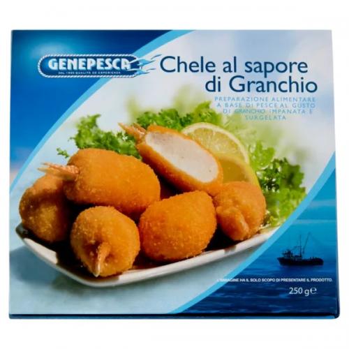 Genepesca Chele al sapore di Granchio 250 g