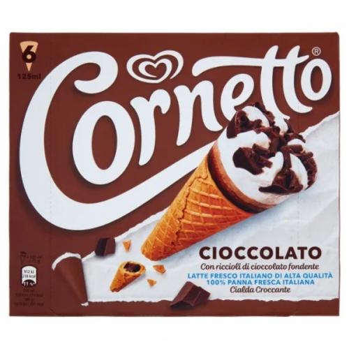 Algida Cornetto al Cioccolato 6 Gelati 450 g