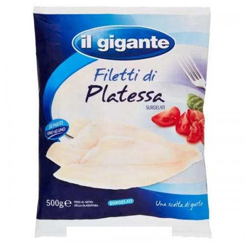 IL GIGANTE Filetti di Platessa Surgelati 500 g